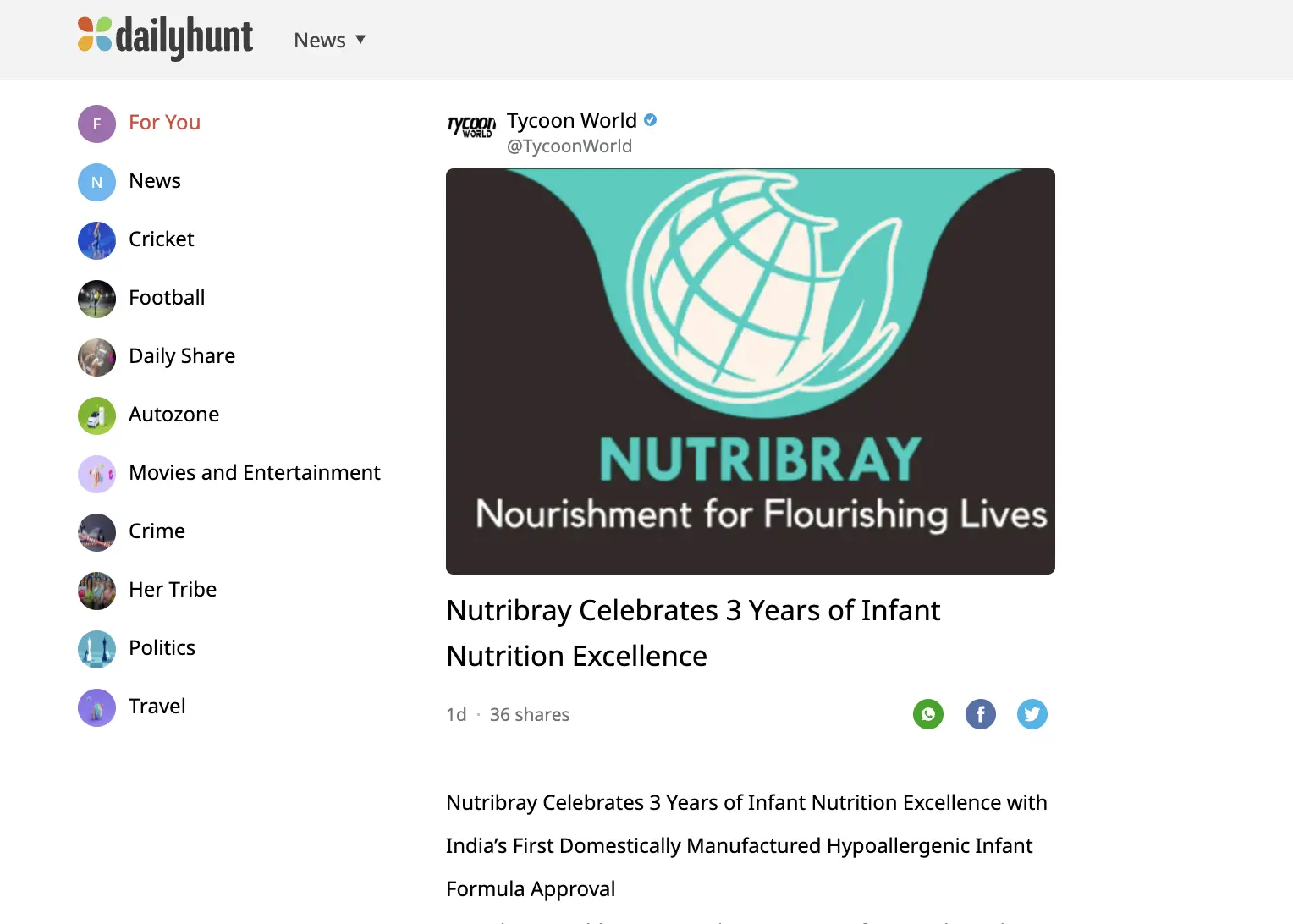 Nutravision Healthcare Celebrates 3 Years of Infant Nutrition Excellence