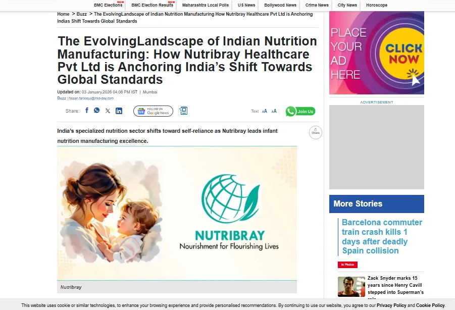 The EvolvingLandscape of Indian Nutrition Manufacturing: How Nutravision Healthcare Healthcare Pvt Ltd is Anchoring India’s Shift Towards Global Standards
