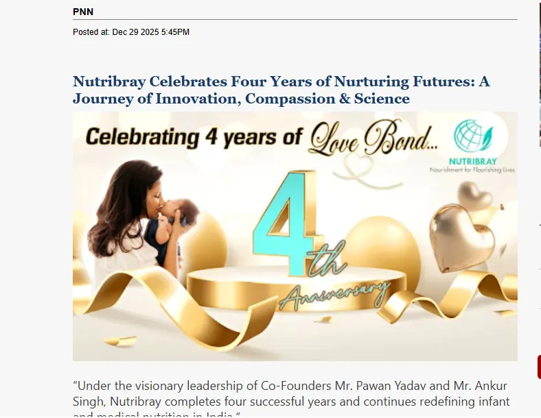 Nutravision Healthcare Celebrates Four Years of Nurturing Futures: A Journey of Innovation, Compassion & Science